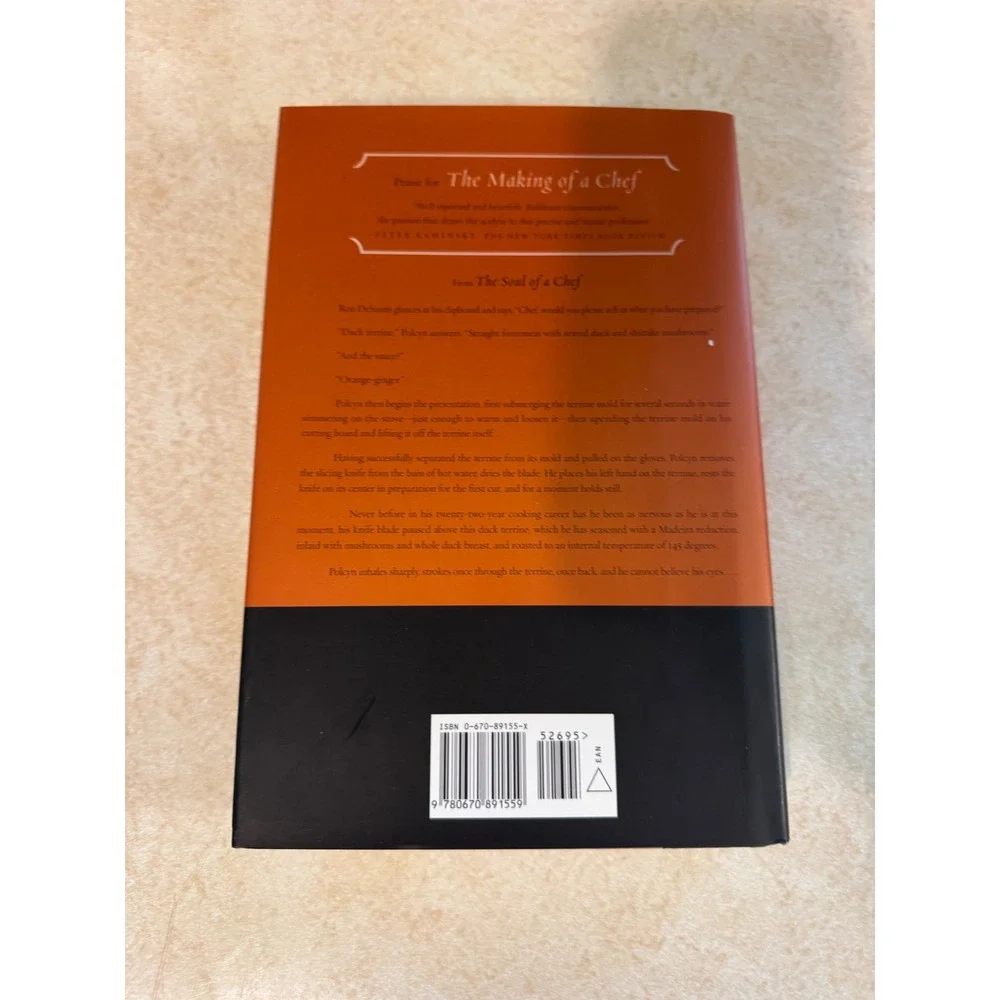 The Soul of a Chef Michael Ruhlman 1st Edition Hardcover 2000 Viking Cooking